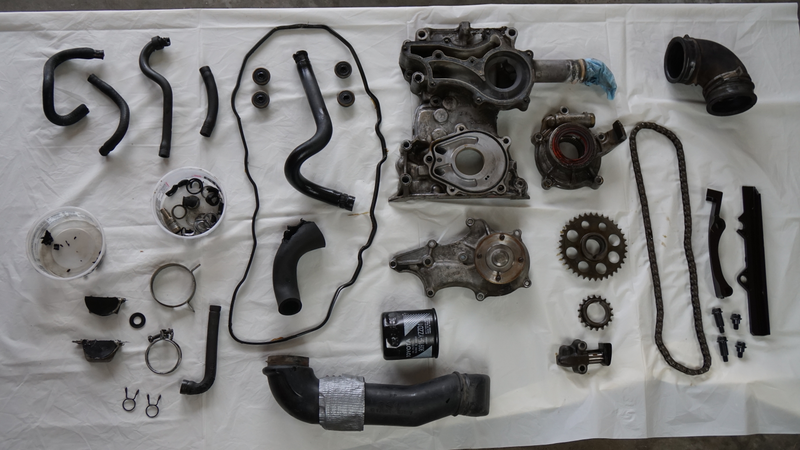 Old parts aftermath.
